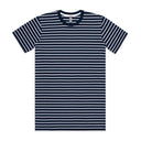 STAPLE STRIPE TEE NAVY/WHITE