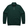 HALF ZIP CREW PINE GREEN
