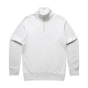HALF ZIP CREW HEATHER