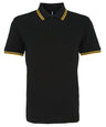 Men's classic fit tipped polo