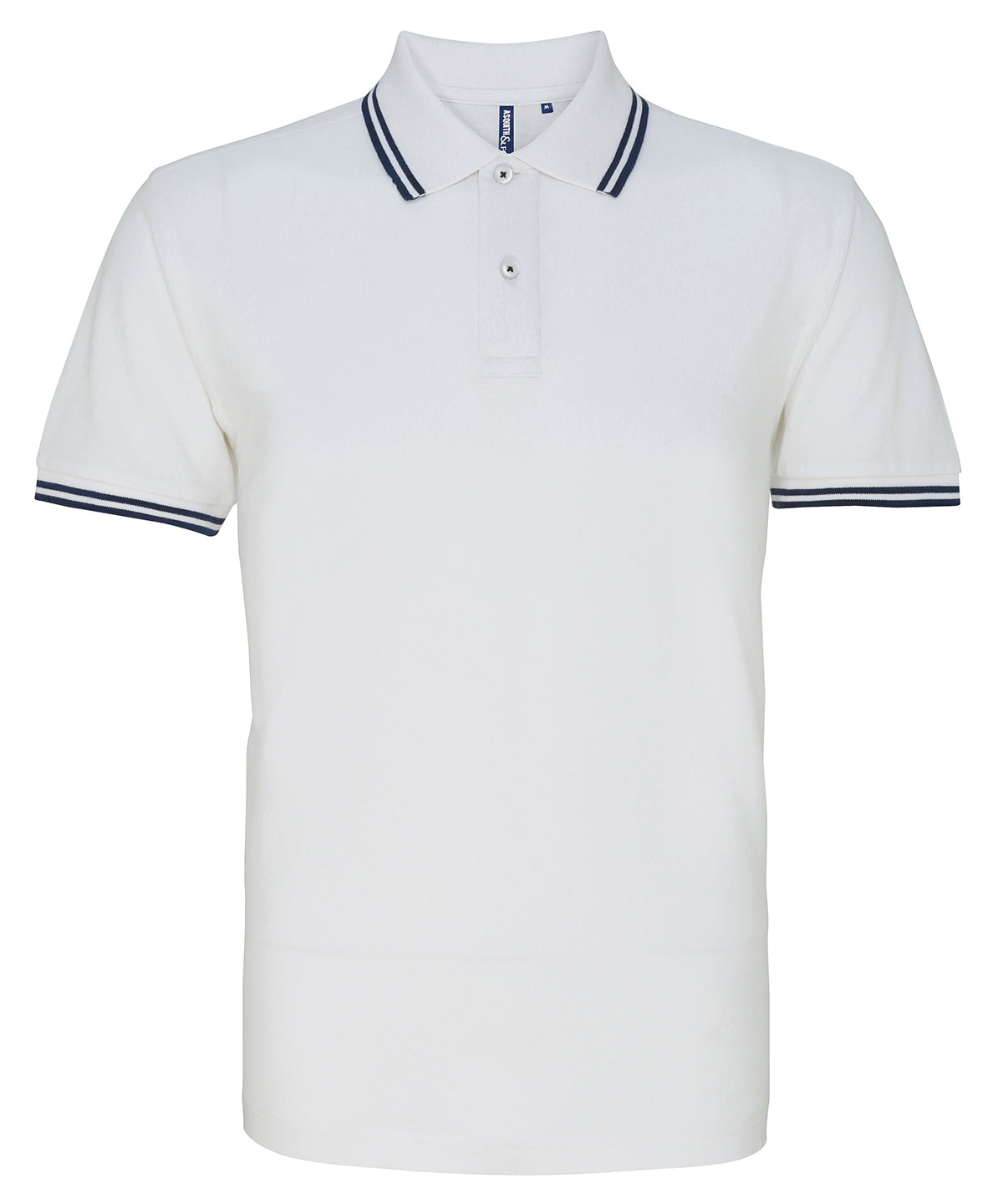 Men's classic fit tipped polo