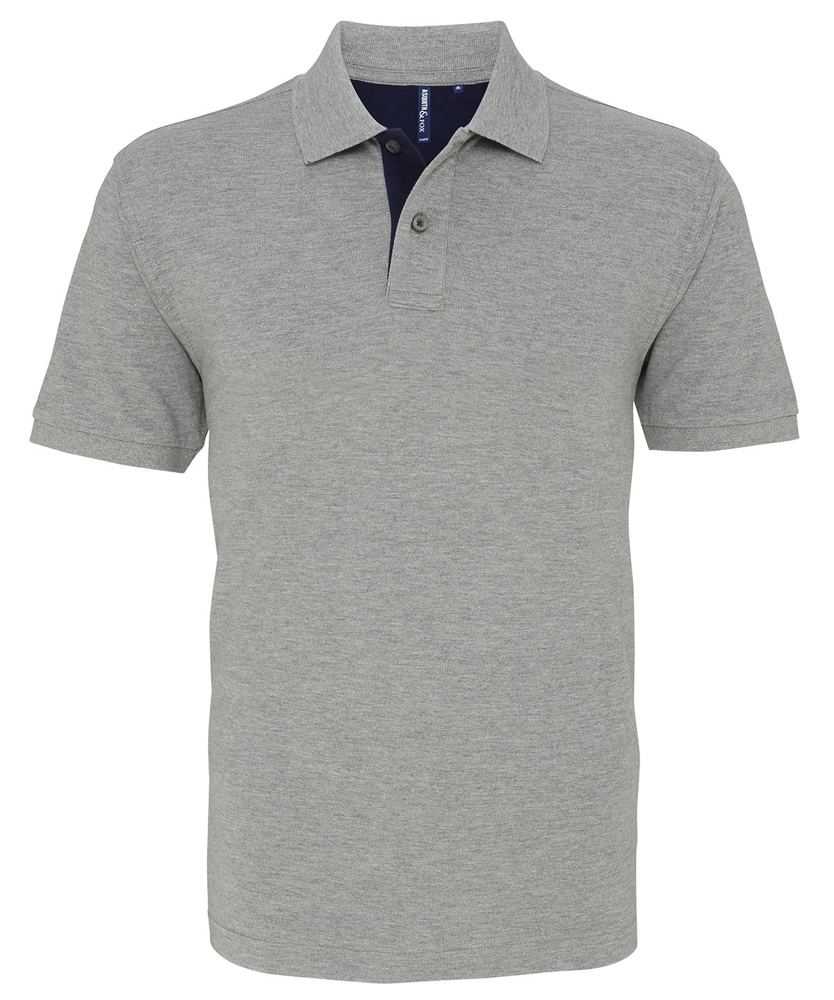 Men's classic fit contrast polo