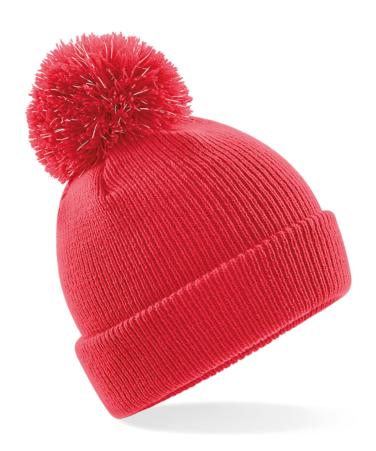 Junior reflective bobble beanie