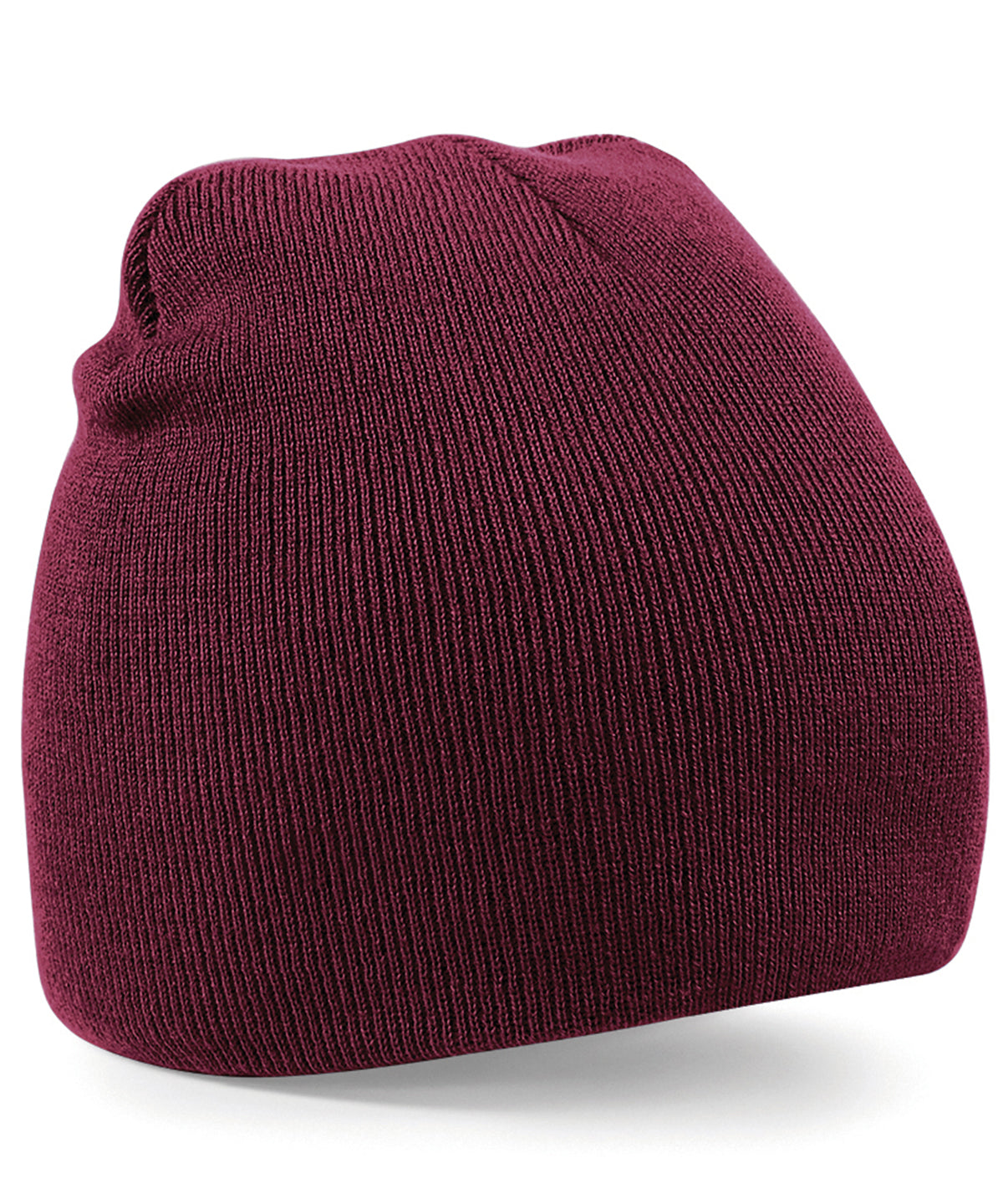 Two-tone pull-on beanie