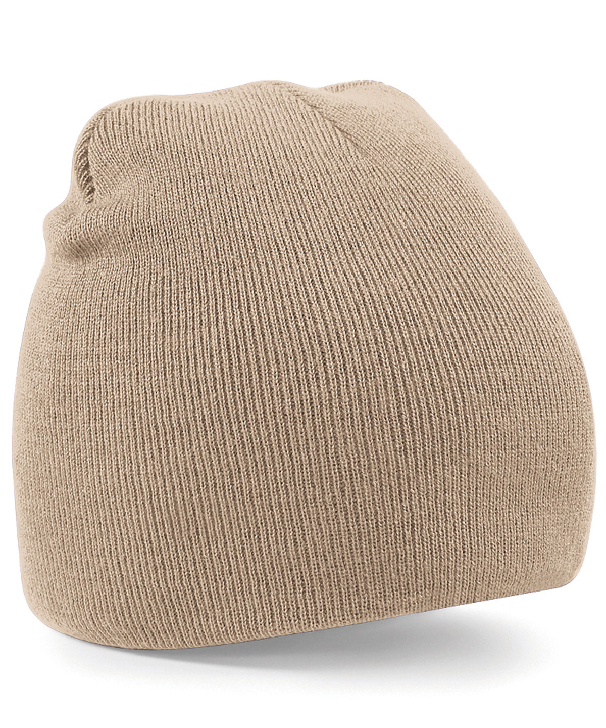 Two-tone pull-on beanie