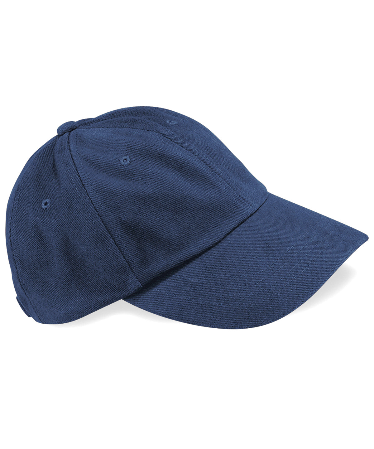 Low-profile heavy brushed cotton cap