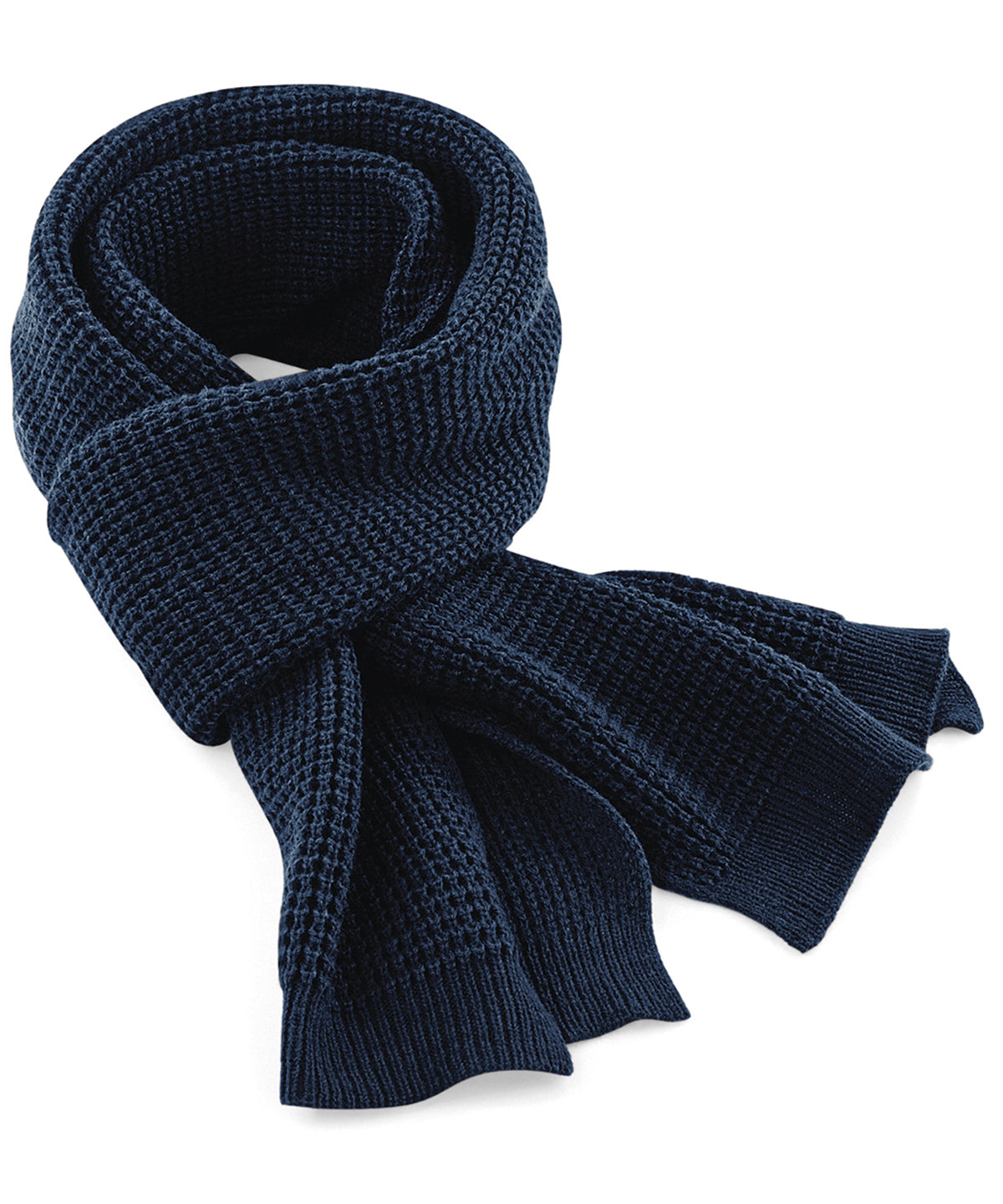 Classic waffle knit scarf