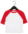Toddler ¾ sleeve baseball tee
