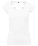 Women's back cut tee
