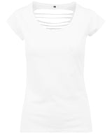 Women's back cut tee