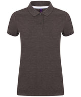 Women's micro-fine piqué polo shirt