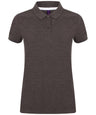 Women's micro-fine piqué polo shirt