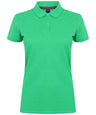 Women's micro-fine piqué polo shirt