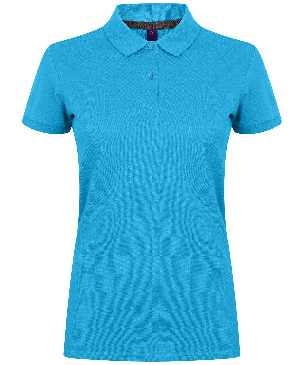 Women's micro-fine piqué polo shirt