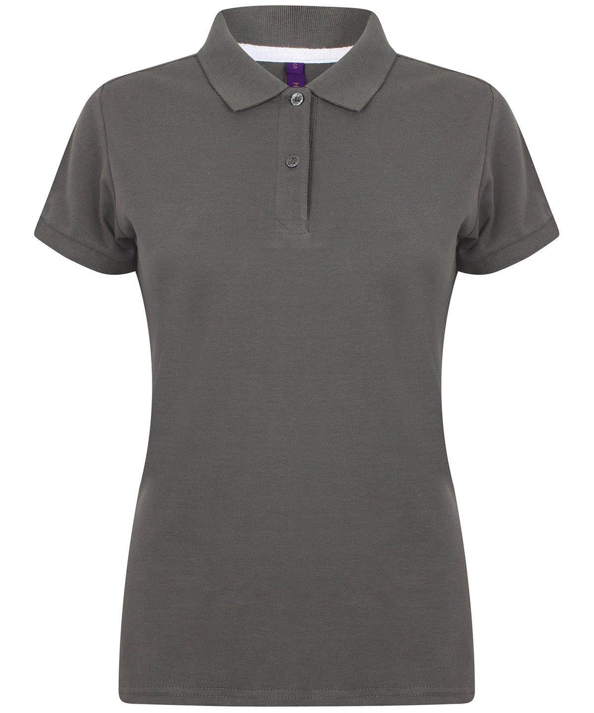 Women's micro-fine piqué polo shirt