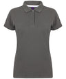 Women's micro-fine piqué polo shirt