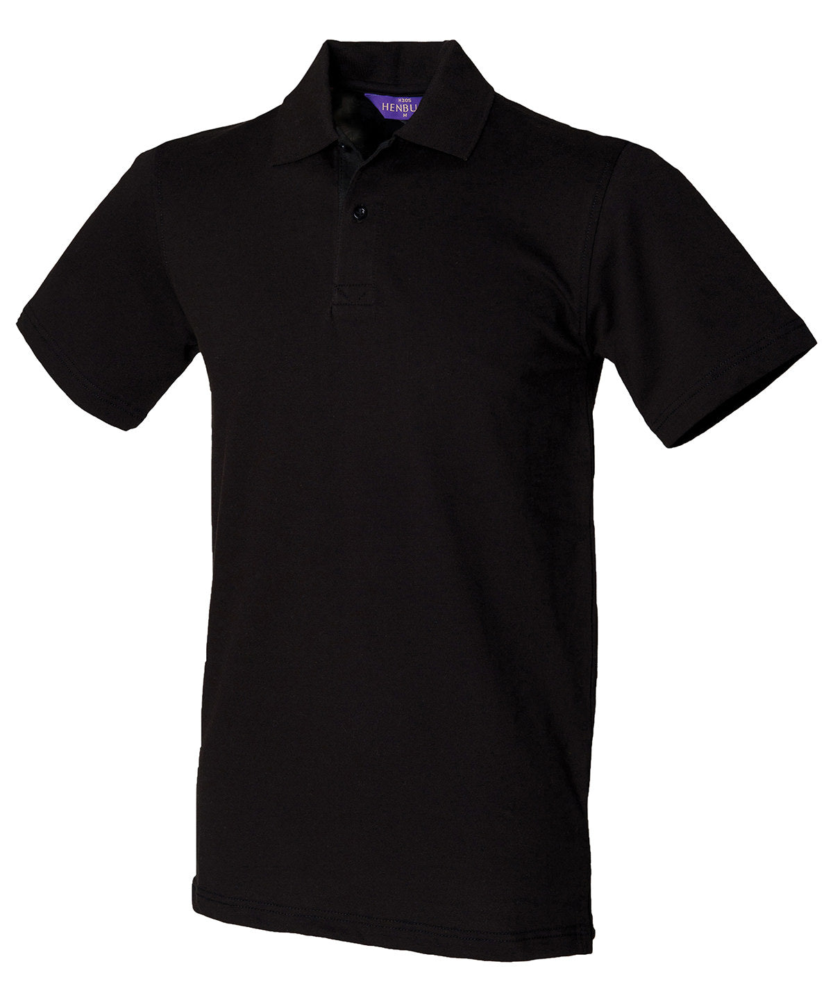 Stretch piqué polo shirt