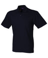 Stretch piqué polo shirt