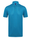 Stretch polo shirt with wicking finish (slim fit)