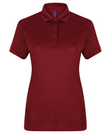 Women's stretch polo shirt with wicking finish (slim fit)