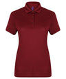 Women's stretch polo shirt with wicking finish (slim fit)
