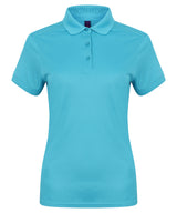 Women's stretch polo shirt with wicking finish (slim fit)