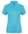 Women's stretch polo shirt with wicking finish (slim fit)