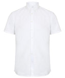 Modern short sleeve Oxford shirt