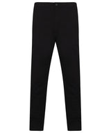 Stretch chinos with flex waistband