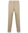 Stretch chinos with flex waistband