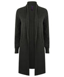 Women's longline open cardigan