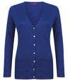 Women's v-button cardigan