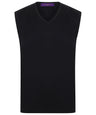Sleeveless v-neck jumper