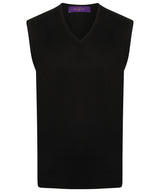 Sleeveless v-neck jumper