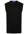 Sleeveless v-neck jumper