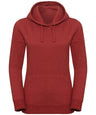 Women's authentic melange hooded sweatshirt