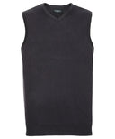 V-neck sleeveless knitted sweater