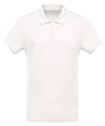 Men's organic piqué short-sleeved polo shirt