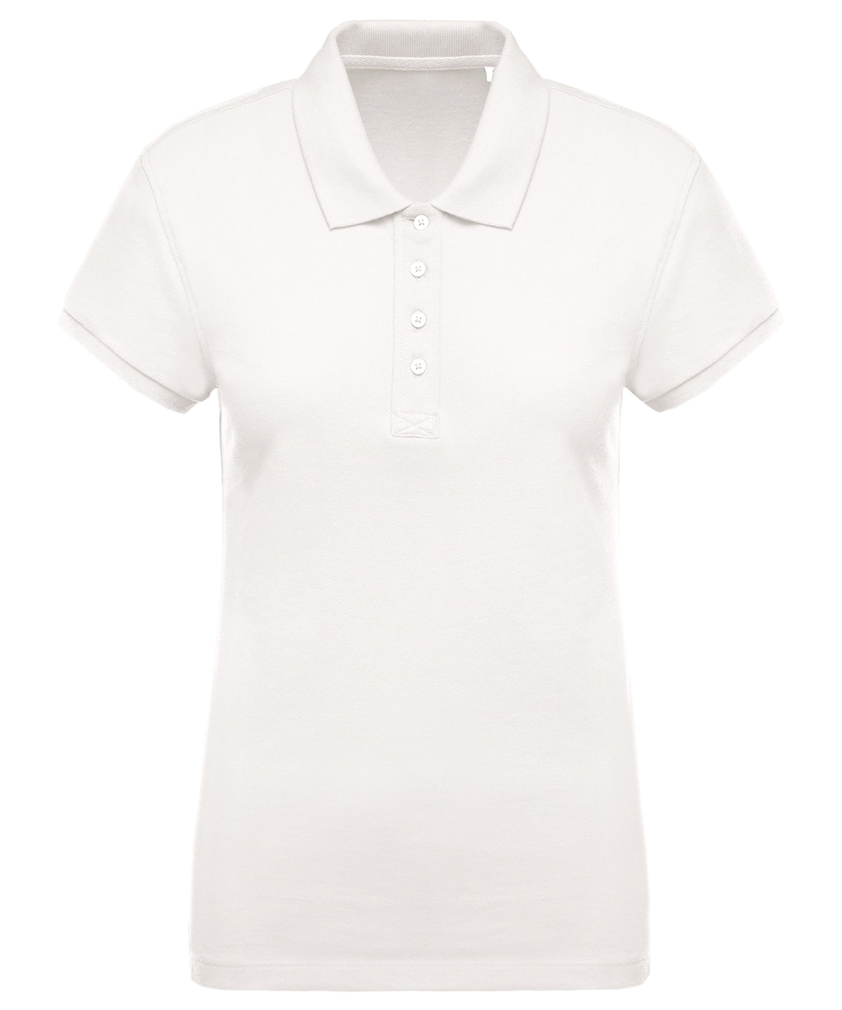 Ladies’ organic piqué short-sleeved polo shirt