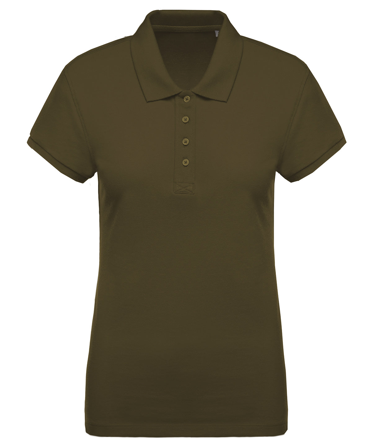 Ladies’ organic piqué short-sleeved polo shirt