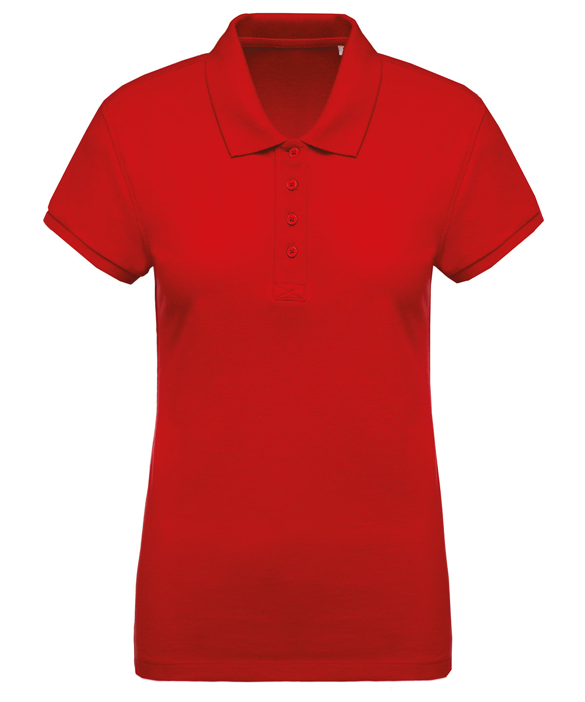 Ladies’ organic piqué short-sleeved polo shirt