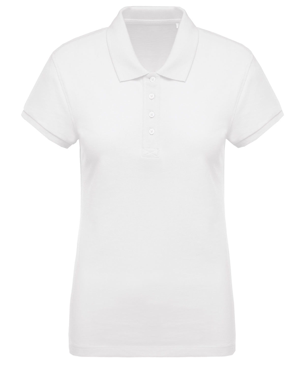 Ladies’ organic piqué short-sleeved polo shirt