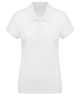 Ladies’ organic piqué short-sleeved polo shirt