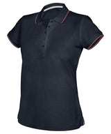 Women's short sleeve polo shirt