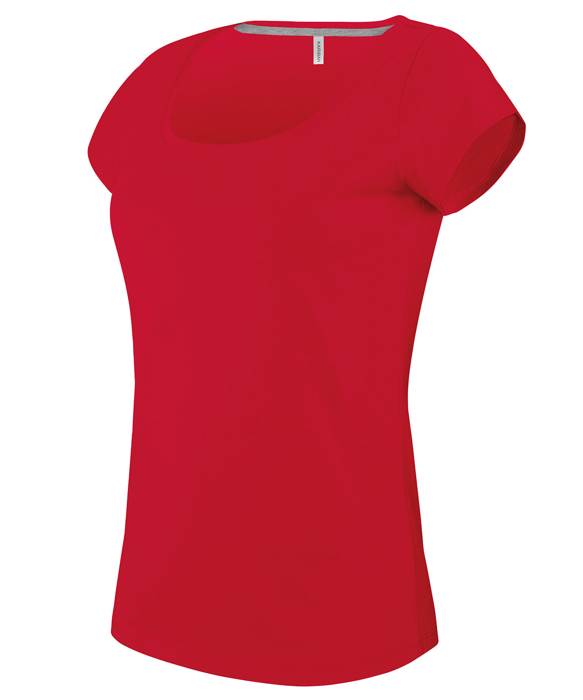 Ladies’ boat neck short-sleeved T-shirt