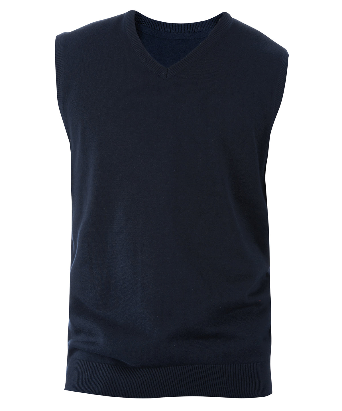 Men's sleeveless V-neck jumper