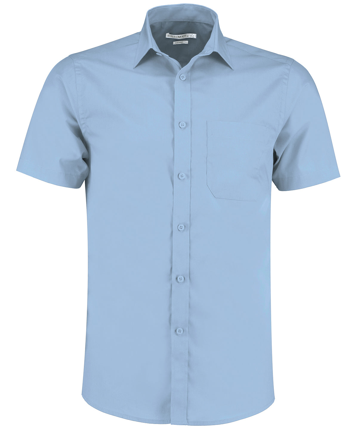 Poplin shirt short-sleeved (tailored fit)