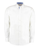 Contrast premium Oxford shirt (button-down collar) long-sleeved (tailored fit)
