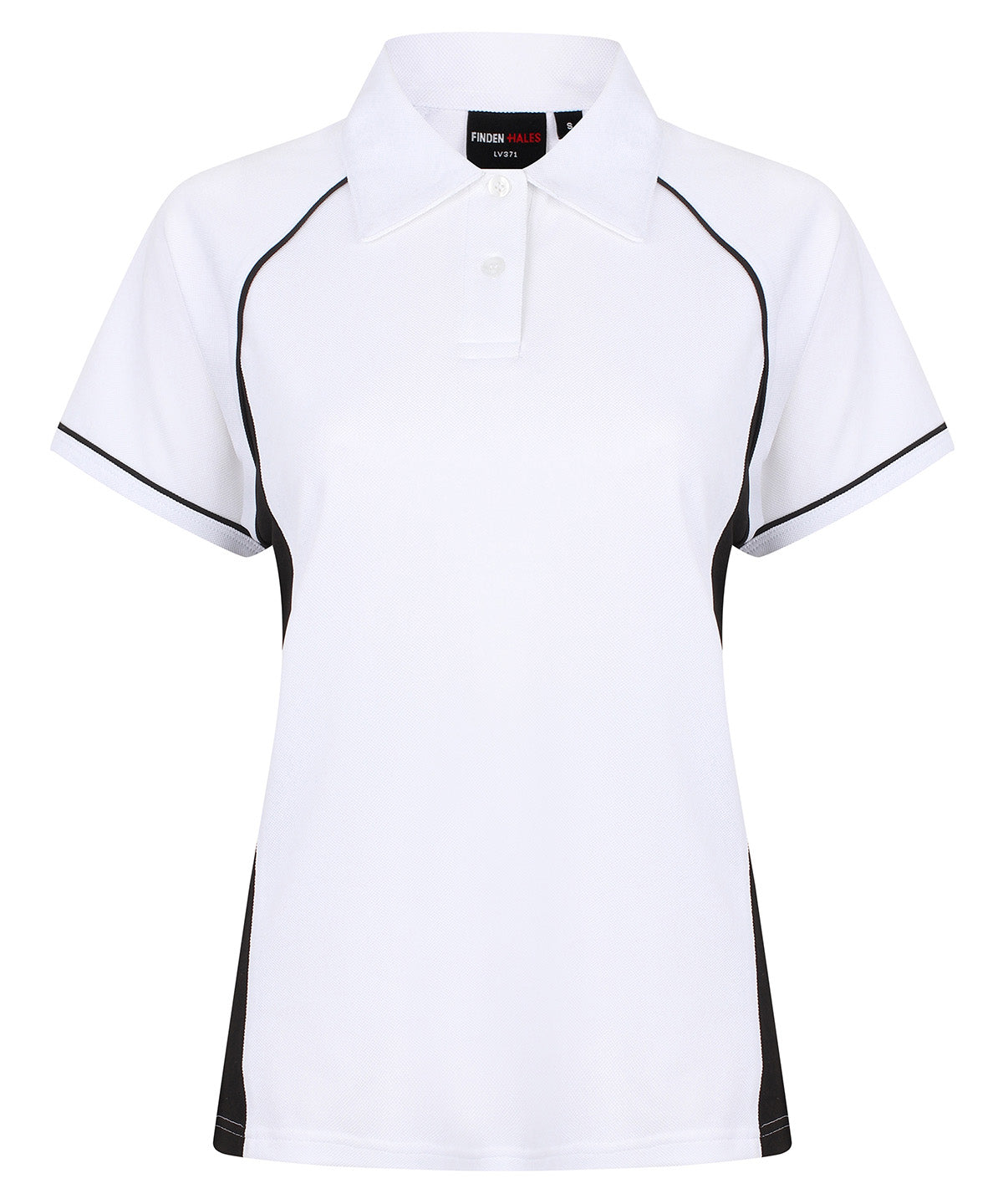 Women's piped performance polo