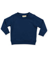 Crew neck sweatshirt with shoulder poppers